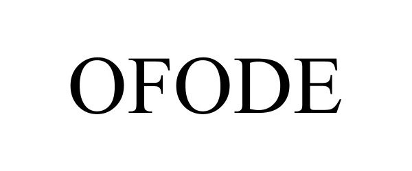 Trademark Logo OFODE