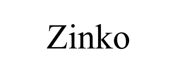 Trademark Logo ZINKO