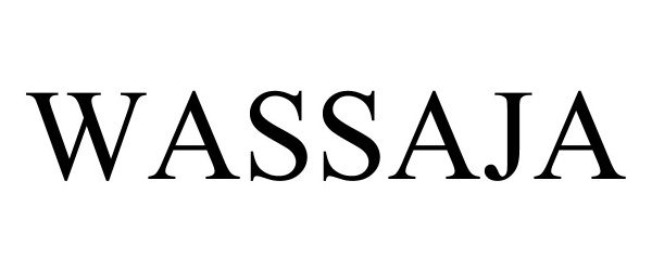 Trademark Logo WASSAJA