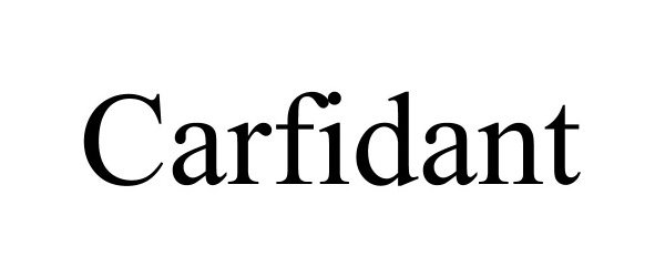Trademark Logo CARFIDANT
