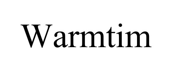 Trademark Logo WARMTIM