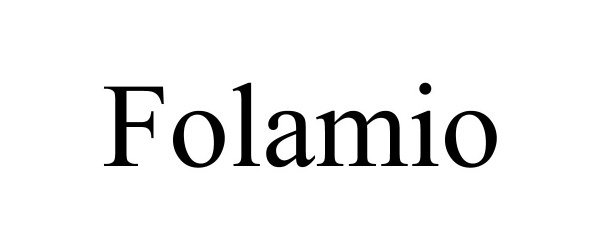 Trademark Logo FOLAMIO