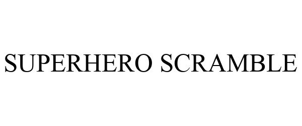 Trademark Logo SUPERHERO SCRAMBLE