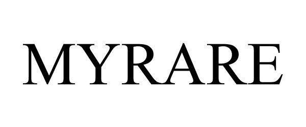 Trademark Logo MYRARE