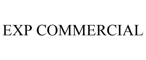 Trademark Logo EXP COMMERCIAL