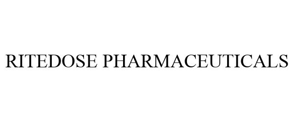 Trademark Logo RITEDOSE PHARMACEUTICALS