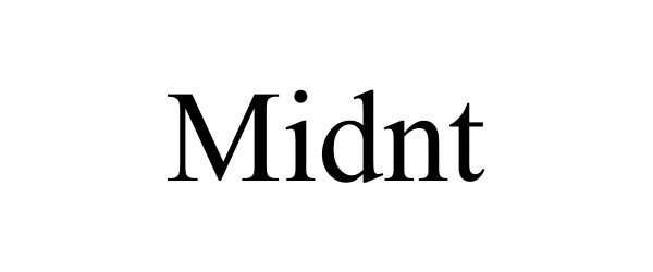 Trademark Logo MIDNT