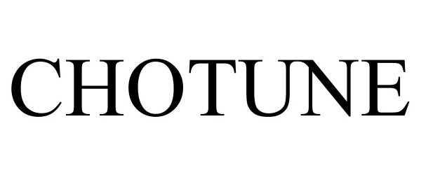 Trademark Logo CHOTUNE