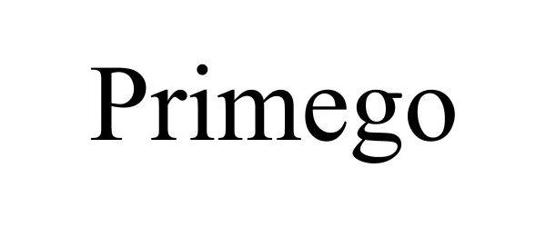 Trademark Logo PRIMEGO