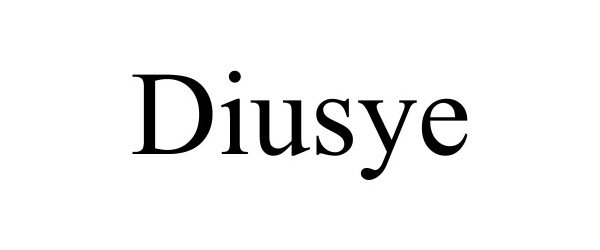 Trademark Logo DIUSYE