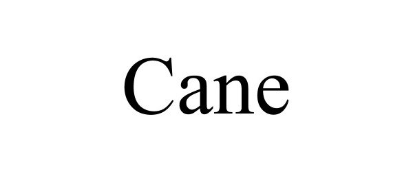 Trademark Logo CANE