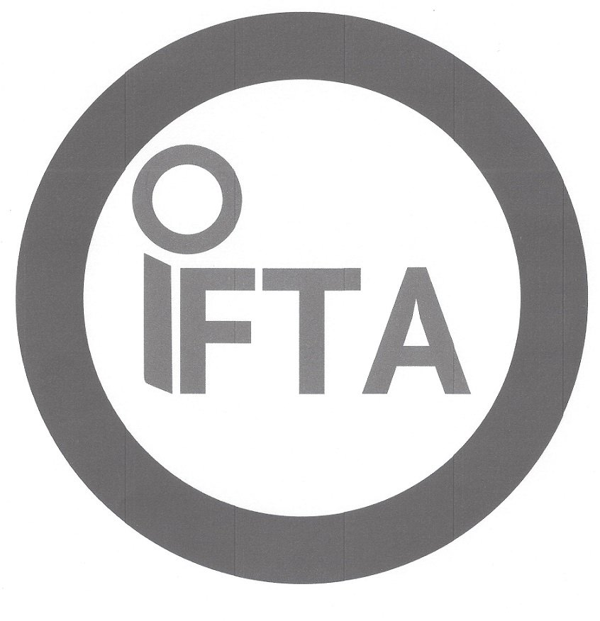  LETTERS HORIZONTALLY ORIENTED WITH "IFTA"