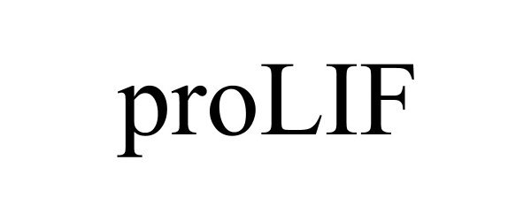 Trademark Logo PROLIF