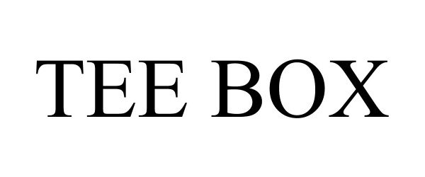 Trademark Logo TEE BOX