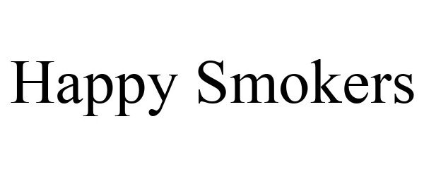Trademark Logo HAPPY SMOKERS