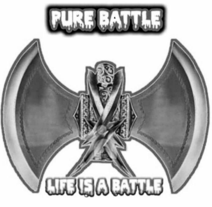 Trademark Logo PURE BATTLE LIFE IS A BATTLE