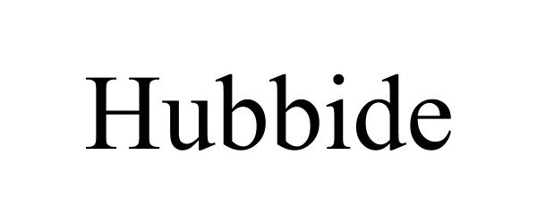 Trademark Logo HUBBIDE