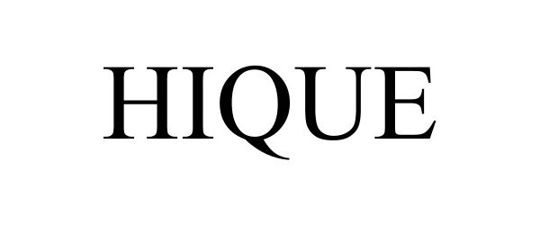 Trademark Logo HIQUE