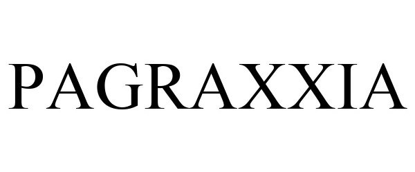 Trademark Logo PAGRAXXIA
