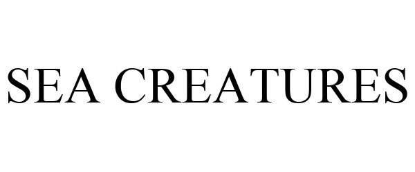 Trademark Logo SEA CREATURES