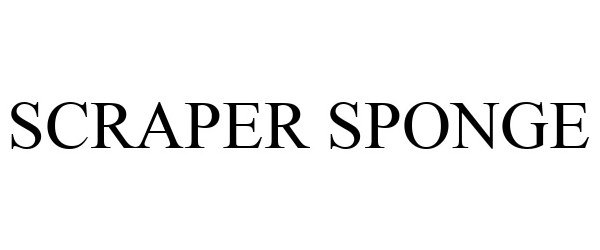Trademark Logo SCRAPER SPONGE