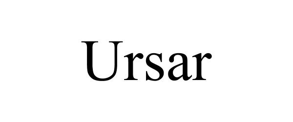 Trademark Logo URSAR