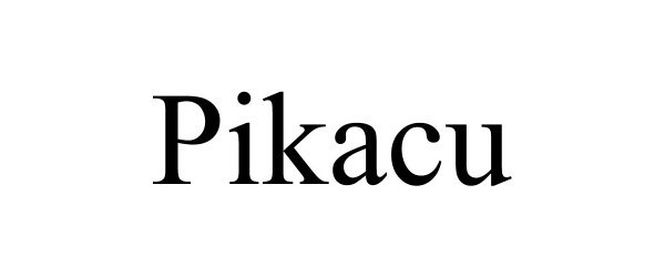 Trademark Logo PIKACU