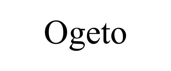 Trademark Logo OGETO