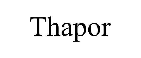 Trademark Logo THAPOR