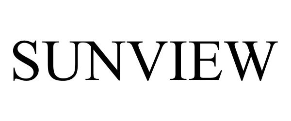 Trademark Logo SUNVIEW