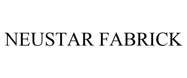 Trademark Logo NEUSTAR FABRICK