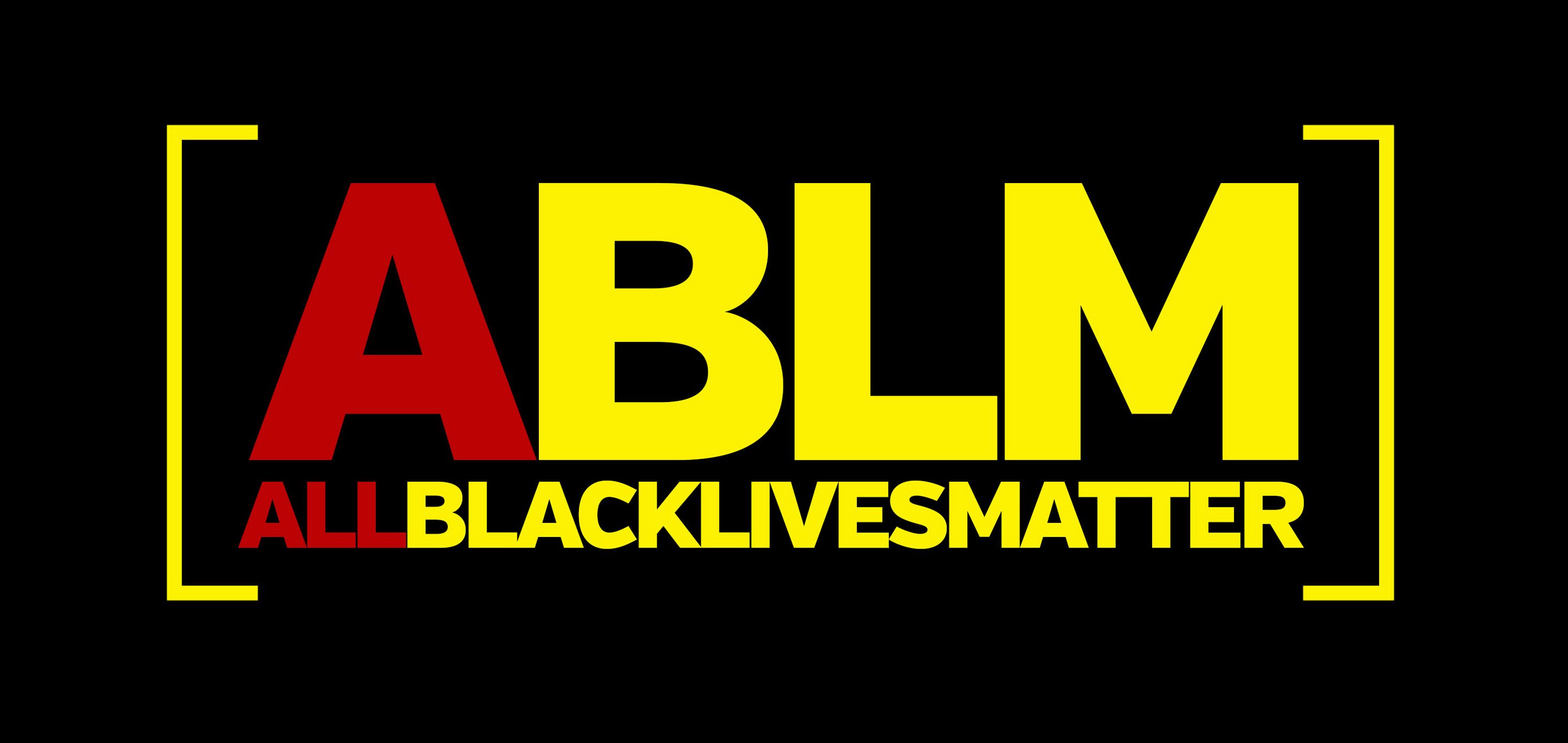 Trademark Logo ABLM WITH WORDING ALLBLACKLIVESMATTER CENTERED UNDER ABLM