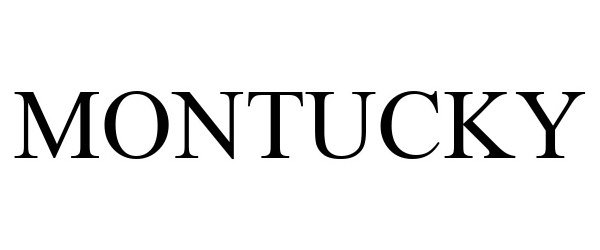 Trademark Logo MONTUCKY