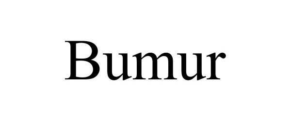 Trademark Logo BUMUR