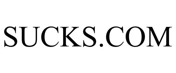 Trademark Logo SUCKS.COM