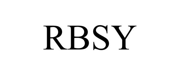 Trademark Logo RBSY
