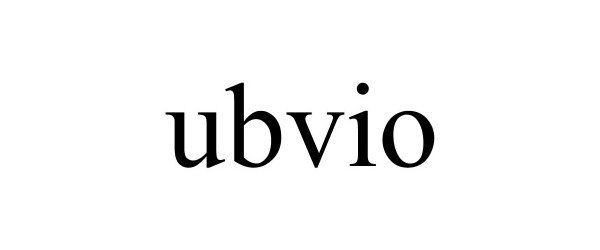 Trademark Logo UBVIO