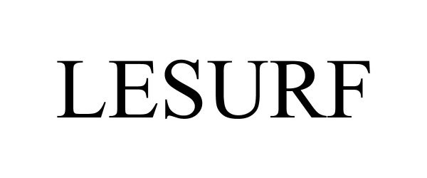 Trademark Logo LESURF
