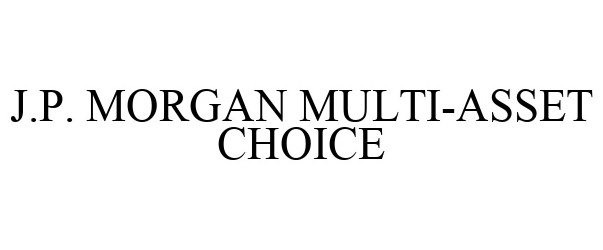  J.P. MORGAN MULTI-ASSET CHOICE