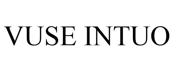 Trademark Logo VUSE INTUO
