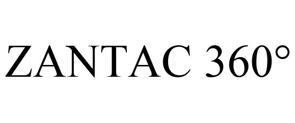 Trademark Logo ZANTAC 360°