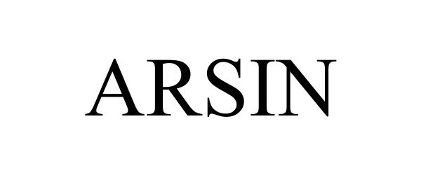 Trademark Logo ARSIN