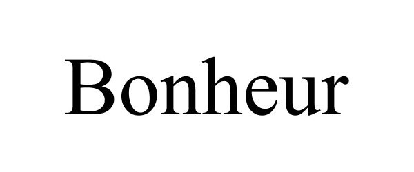  BONHEUR