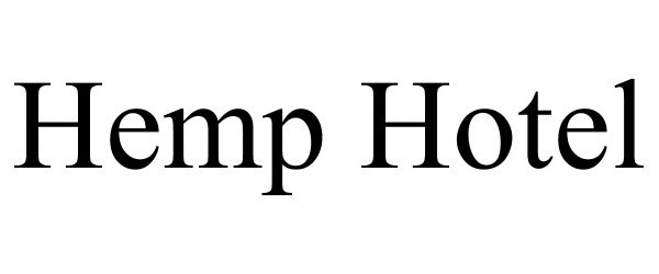 Trademark Logo HEMP HOTEL