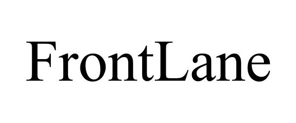 Trademark Logo FRONTLANE