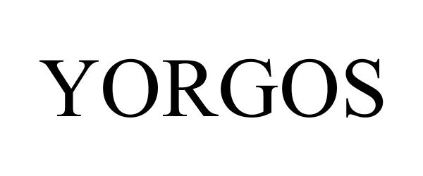 Trademark Logo YORGOS