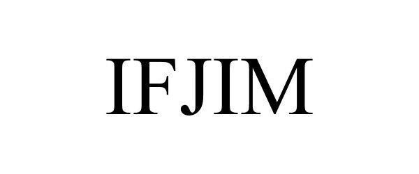 Trademark Logo IFJIM