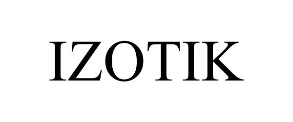 Trademark Logo IZOTIK