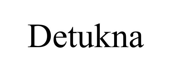 Trademark Logo DETUKNA