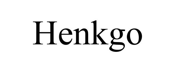 Trademark Logo HENKGO